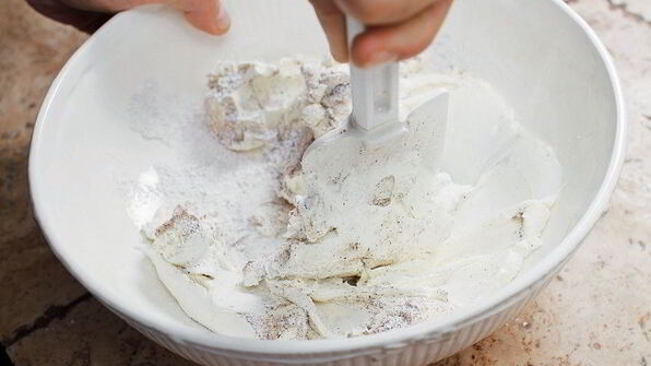 быстрый тирамису с малиной и мятой