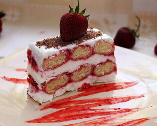 Клубничный тирамису