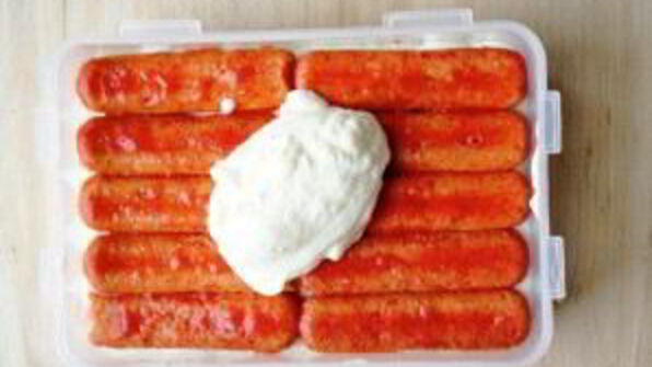 клубничный тирамису