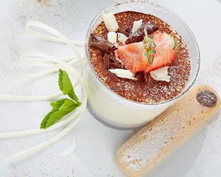 Клюквенный тирамису