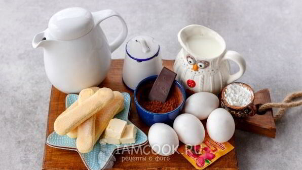 тирамису без маскарпоне