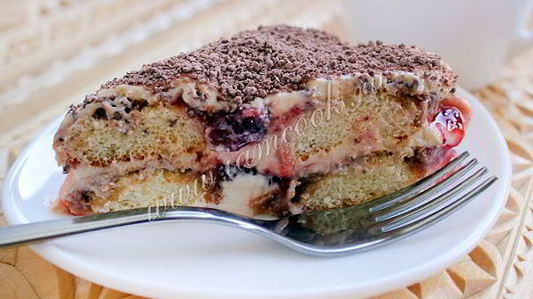 тирамису клубничный