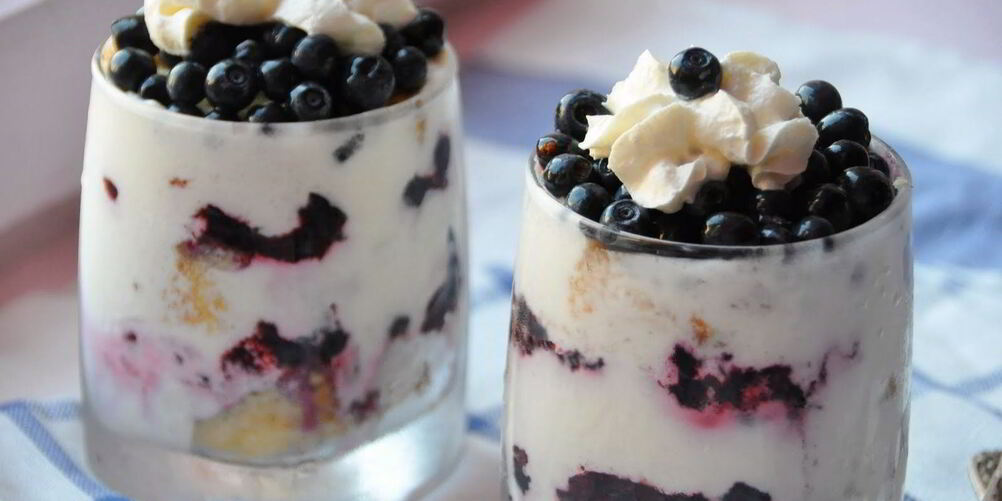 Рецепт тирамису с черникой