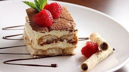 Тирамису с какао-порошком