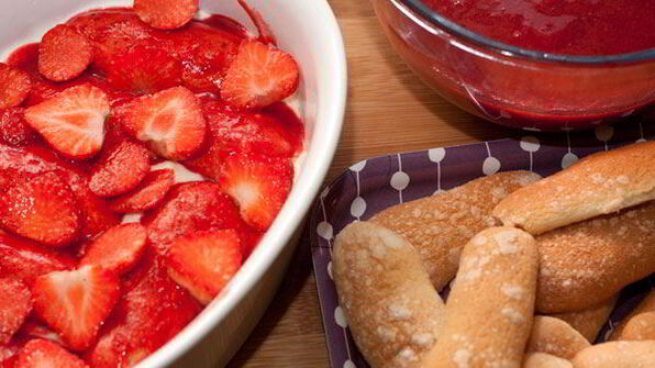 тирамису с клубникой