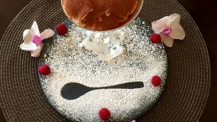 Тирамису с малиной