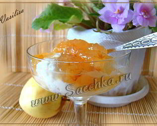 Творожно-яблочный десерт