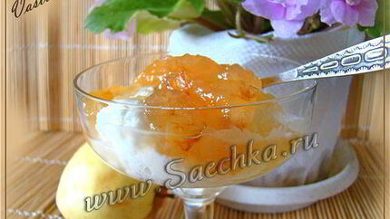 Творожно-яблочный десерт