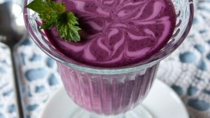 Желе из черники