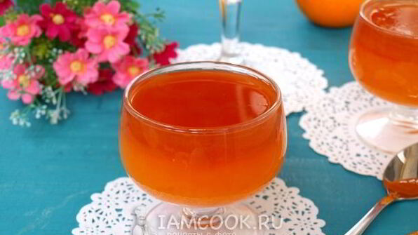 желе из сока с желатином