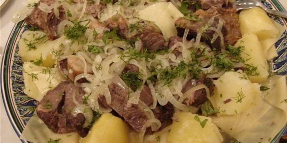 Рецепт бешбармака с картошкой