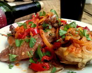 Чахохбили из курицы по-грузински