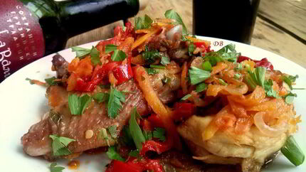 Чахохбили из курицы по-грузински