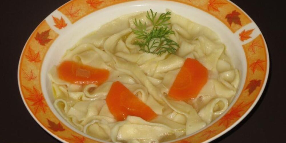 Рецепт домашней лапши