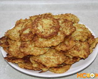 Драники из кабачков на сковороде