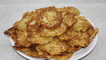 Драники из кабачков на сковороде