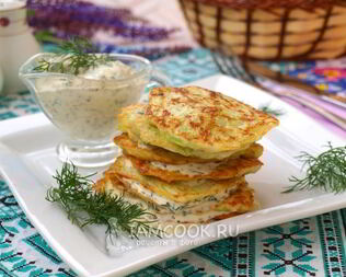 Драники из кабачков