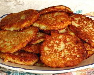 Драники из картофеля с мясным фаршем