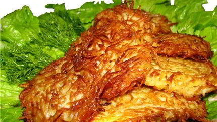 Драники из моркови