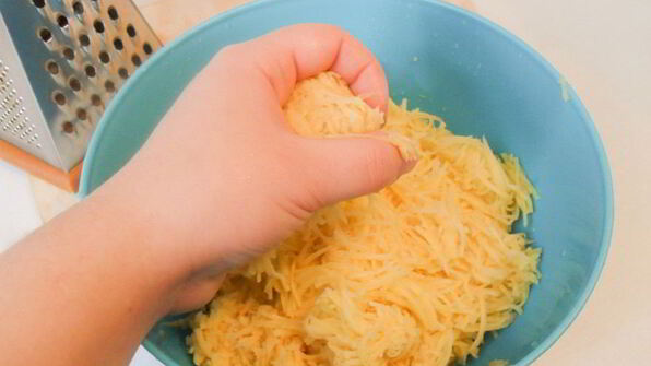 драники с чесноком