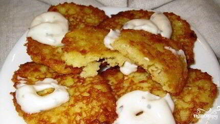 Драники с творогом