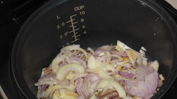 драники тушеные со свиными ребрышками