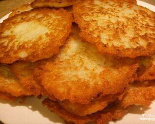 Картофельные драники с манкой