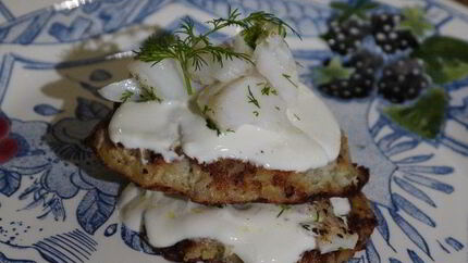 Картофельные драники с треской