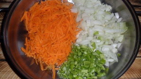 фрикадельки ежики с овощами