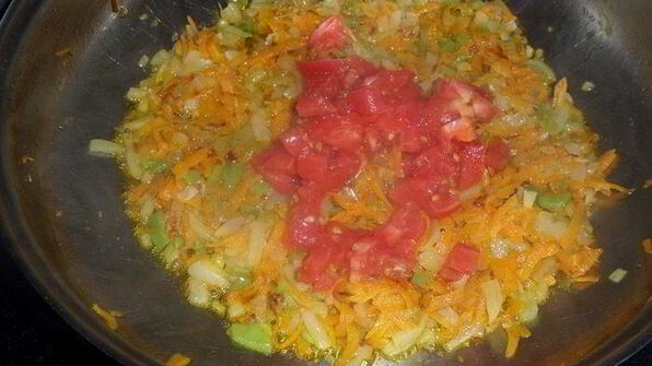 фрикадельки ежики с овощами