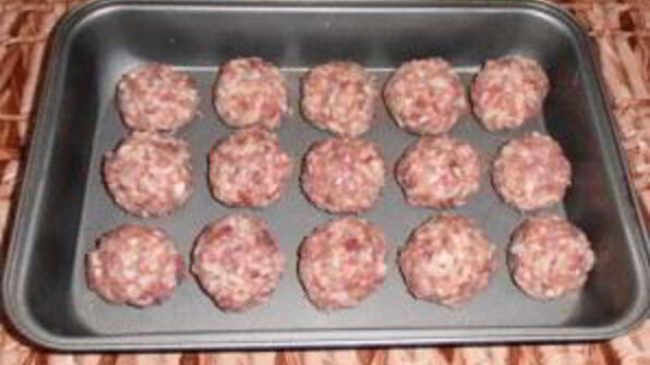 фрикадельки из фарша с рисом