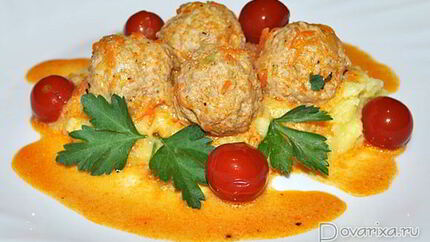 Фрикадельки с кабачком