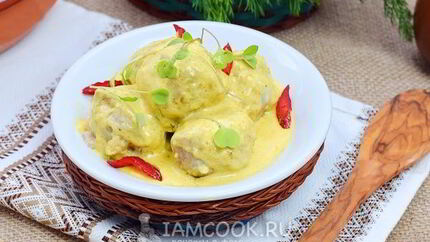 Фрикадельки с манкой