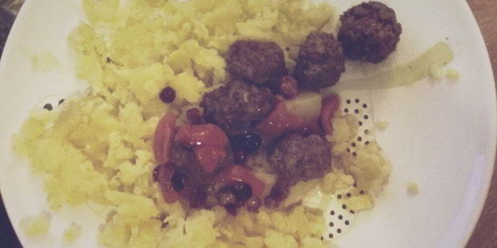 Рецепт фрикаделек в клюквенно-медовом соусе в духовке