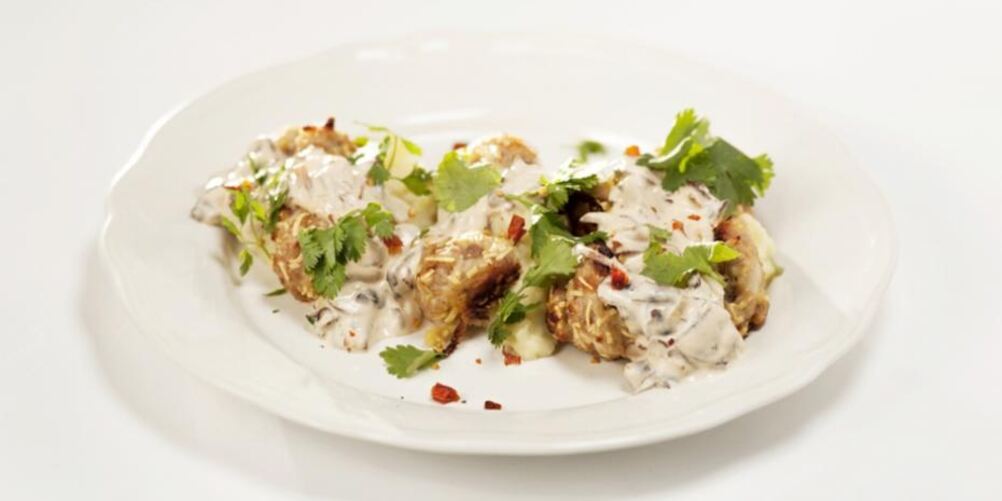 Рецепт куриных фрикаделек с пюре