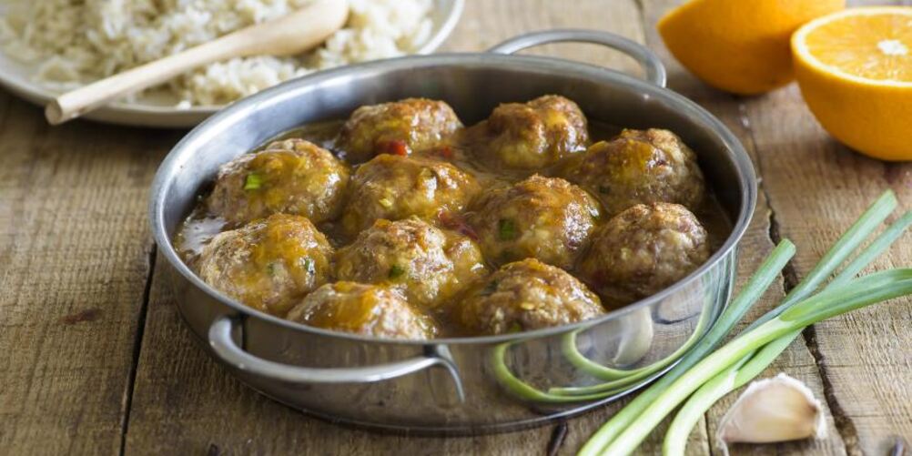 Рецепт оранжевых фрикаделек