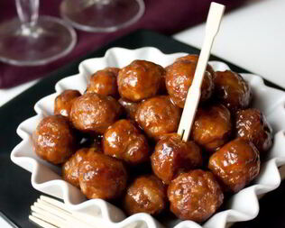 Остро-сладкие закусочные фрикадельки