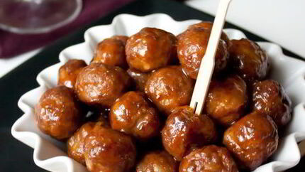 Остро-сладкие закусочные фрикадельки