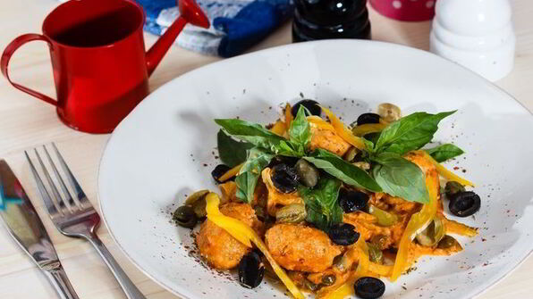 рыбные фрикадельки по-сицилийски