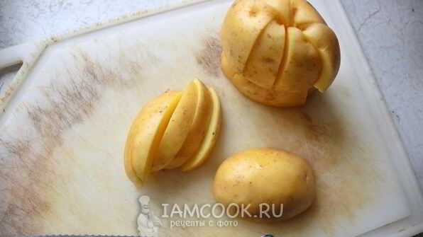 сливочные фрикадельки с картофелем фри