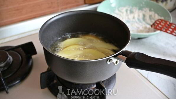 сливочные фрикадельки с картофелем фри