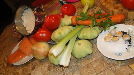 Загипнотизированные фрикадельки из лосося