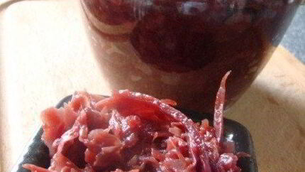 Гарнир из краснокочанной капусты по-датски