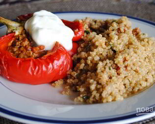 Гарнир к фаршированным перцам