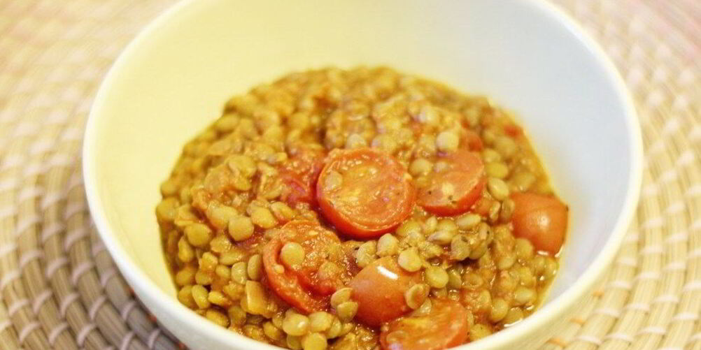 Рецепт чечевицы в томатном соусе