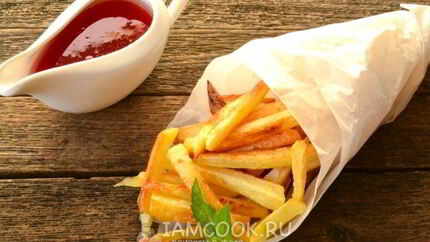 Картофель фри в духовке