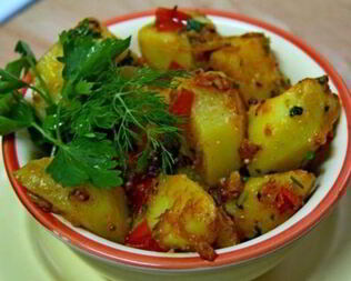 Картофель по-бомбейски