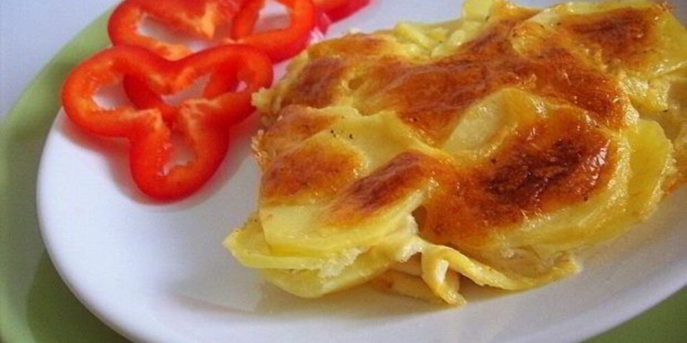 Рецепт картофеля под сыром