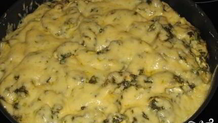 Картофель с фаршем и кабачками