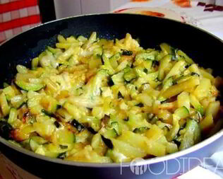 Картофель с кабачками